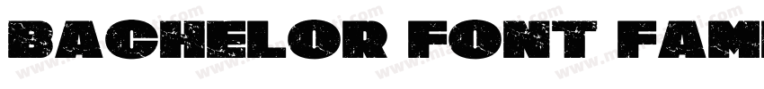 Bachelor Font Family字体转换